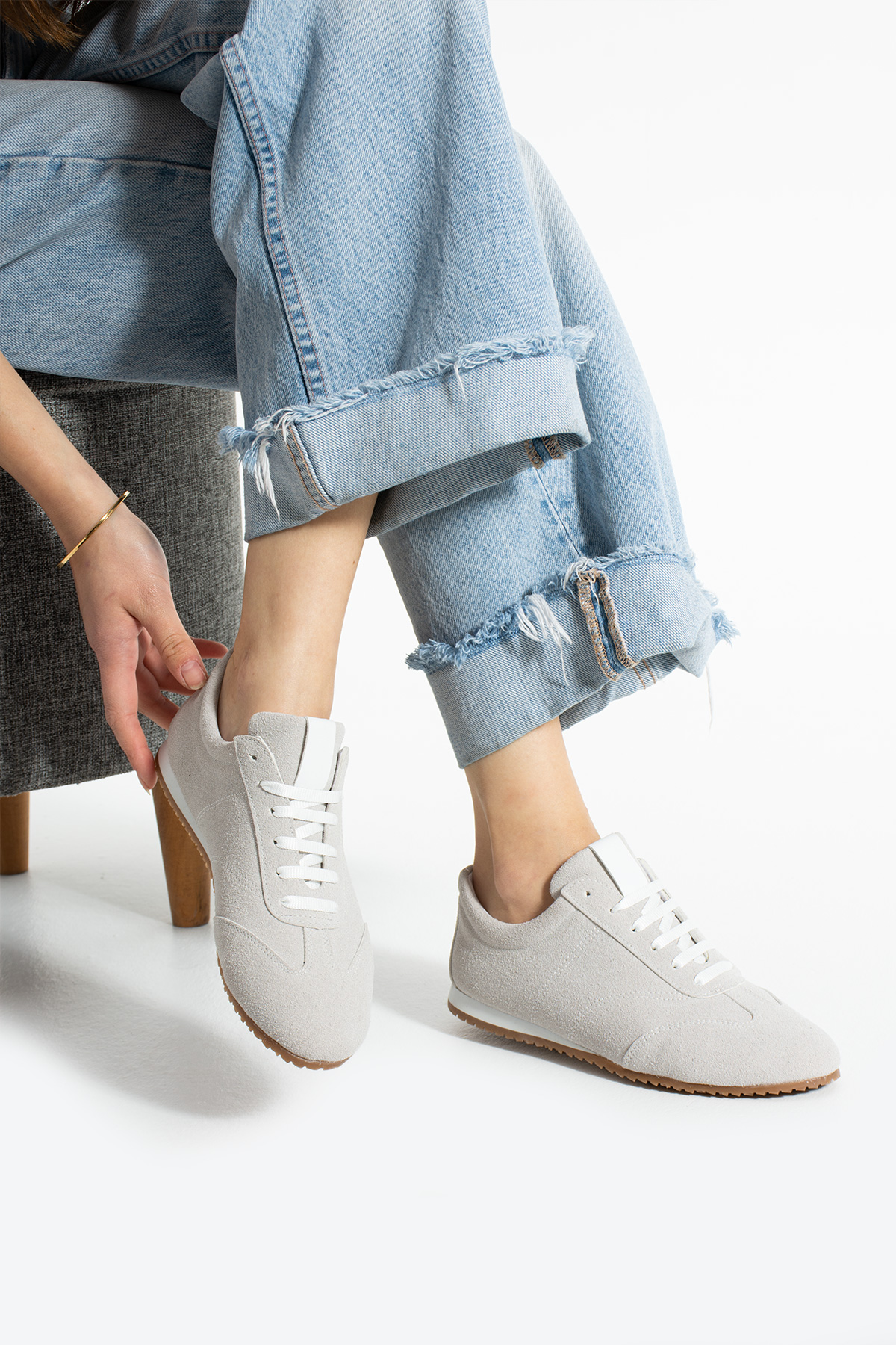 Gri Günlük Kadın Sneaker